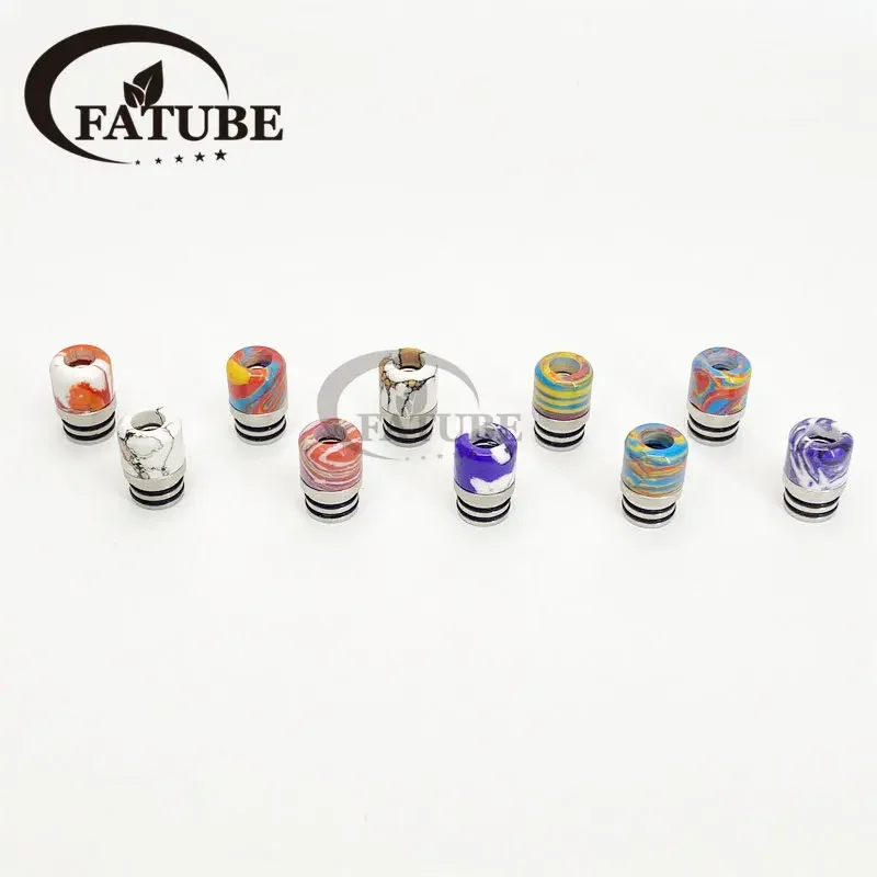 1PC/10PCS 510 Stainless Steel  - Drip Tip Resin 评论和价格