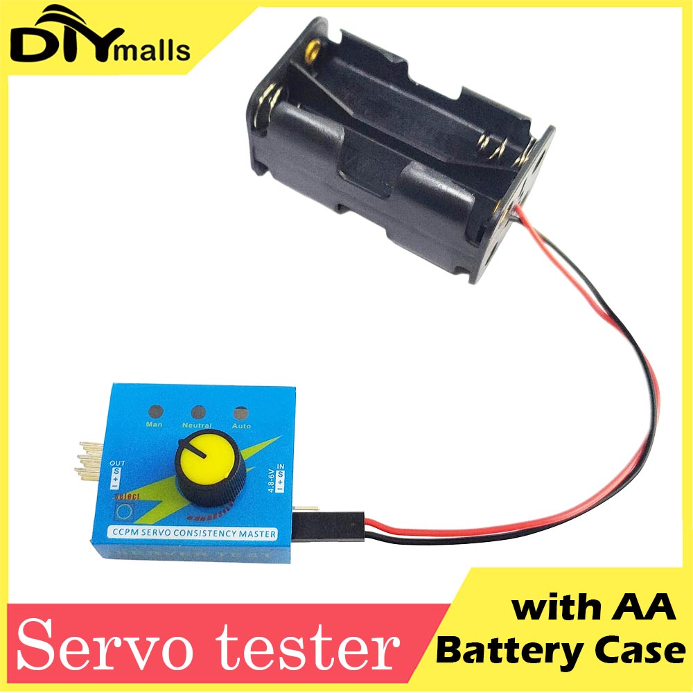 Servo Tester 3CH Digital ESC S - Battery Case Storage 评论和价格