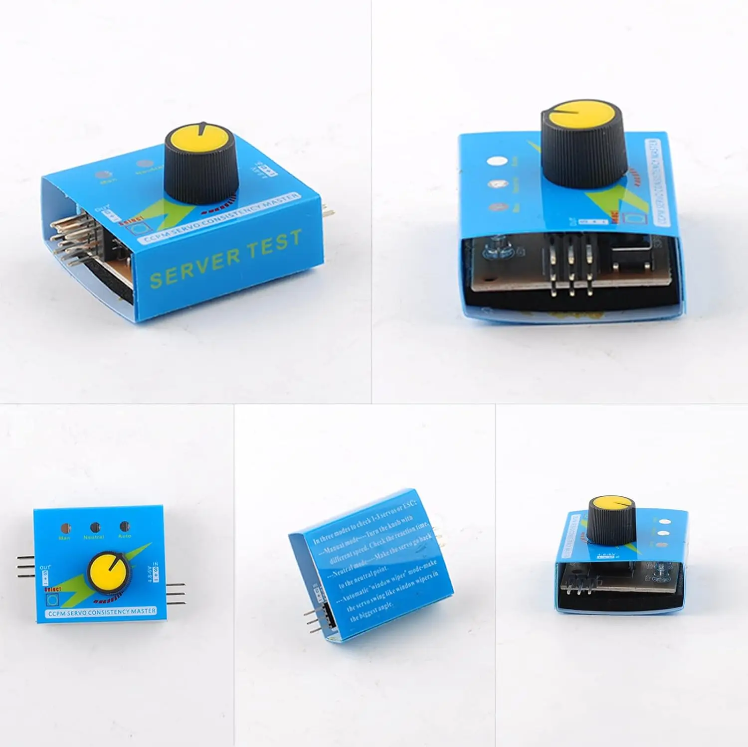 Servo Tester 3CH Digital ESC S - Battery Case Storage 评论和价格