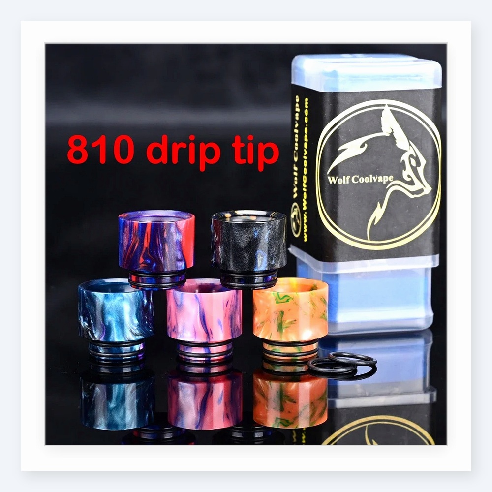 Wolfcoolvape 810 Drip Tips - S - Drip Tip Resin 评论和价格