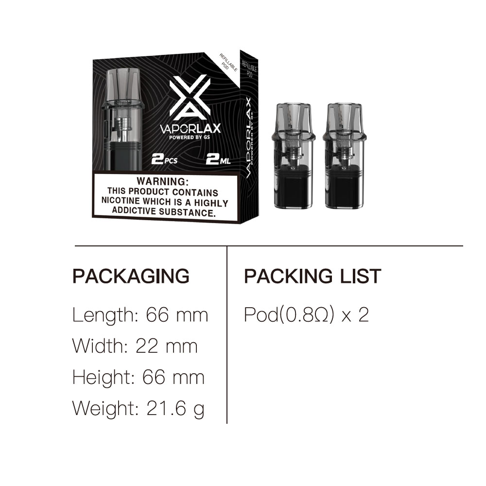 VaporLax Nano Cartridge 2ml wi - Vape Coil Replacement 评论和价格