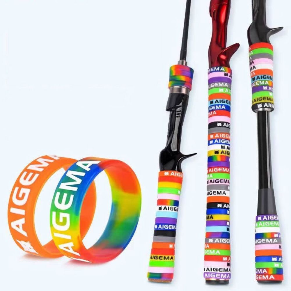 10pcs Fishing Rod Anti-skid Si - Vape Band Silicone 评论和价格
