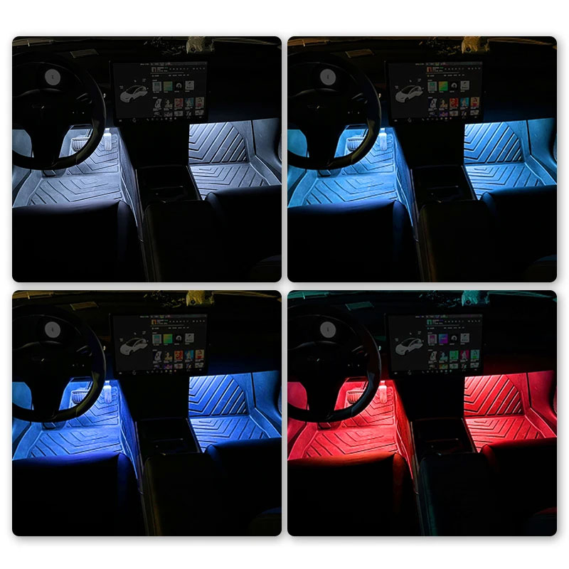 Car Neon Light Foot Light LED  - Vape Decoration 评论和价格