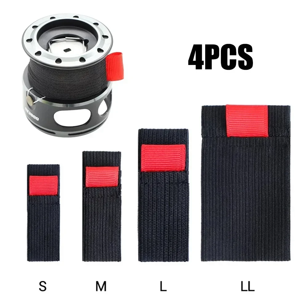 4pcs Elastic Fishing Spool Bel - Mesh Coil Strip 评论和价格