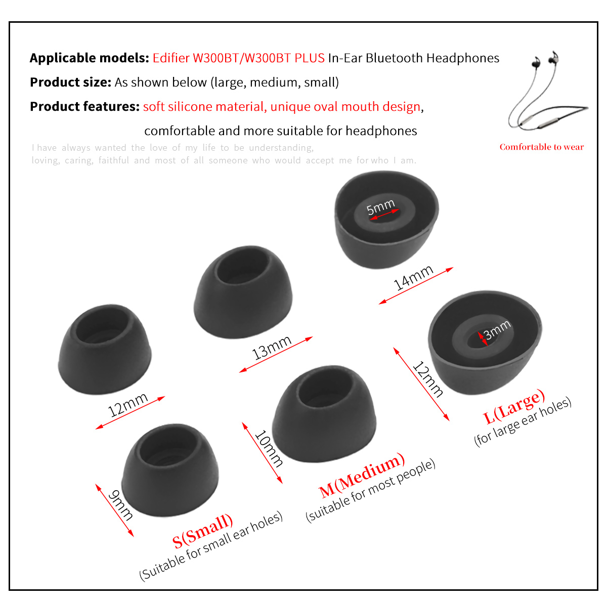 6Pcs Silicone Ear Tips for Edi - Anker Speaker Soundcore Boom 2 评论和价格