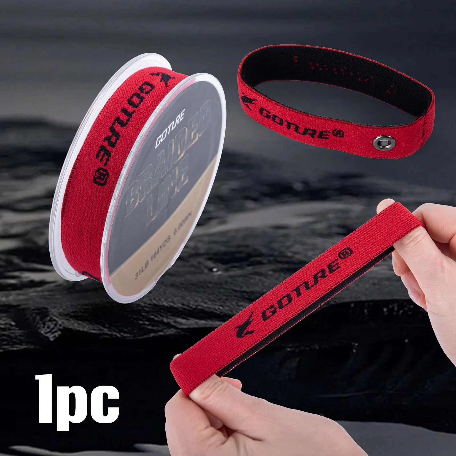 Goture 1 Pcs Pro Fishing Line  - Mesh Coil Strip 评论和价格
