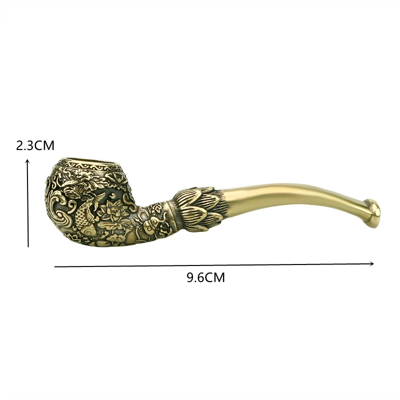 Antique Hand-carved Carp Brass - Vape Decoration 评论和价格