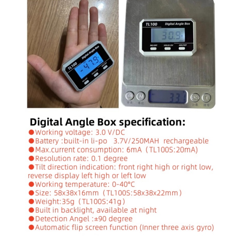 Horizontal Angle Meter Protrac - Battery Case Storage 评论和价格