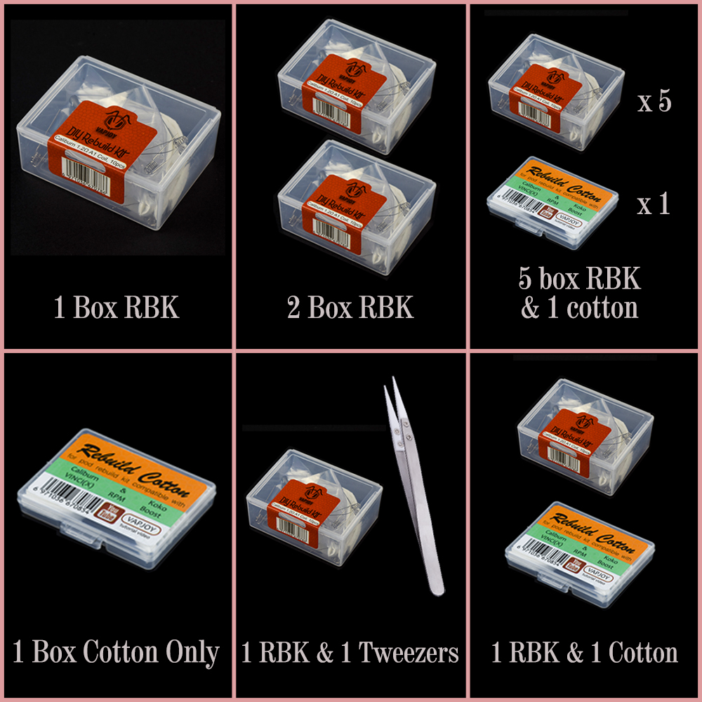 Original VAPJOY DIY Rebuild Ki - Vape Coil Replacement 评论和价格