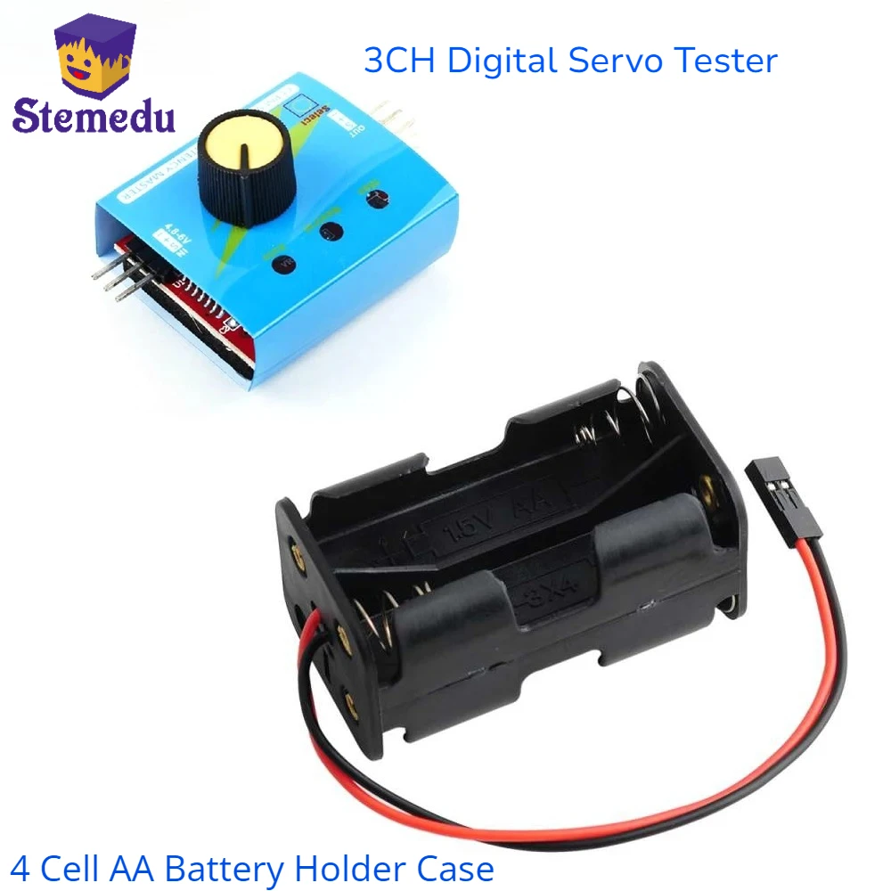 3CH Digital Servo Tester ESC S - Battery Case Storage 评论和价格