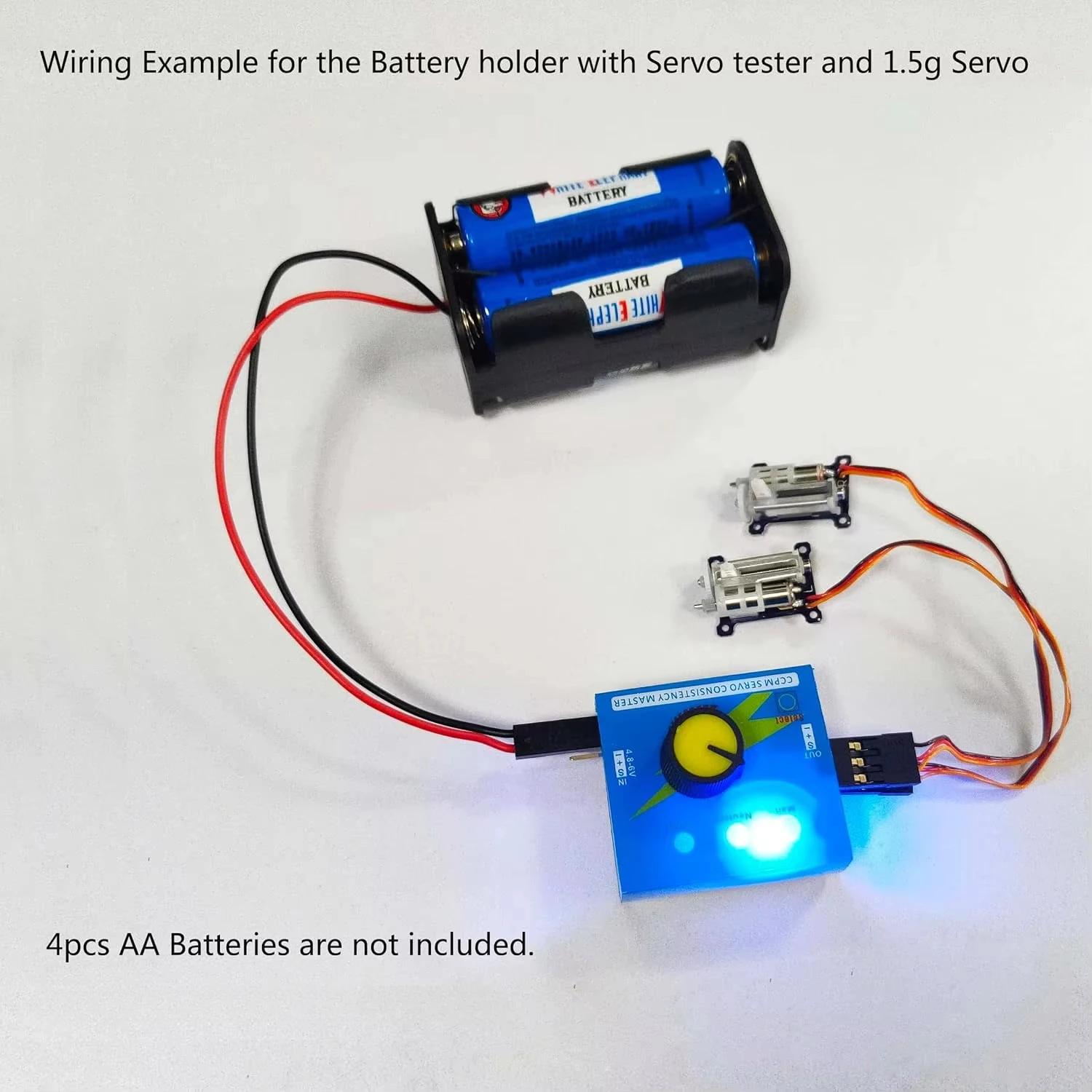 3CH Digital Servo Tester ESC S - Battery Case Storage 评论和价格