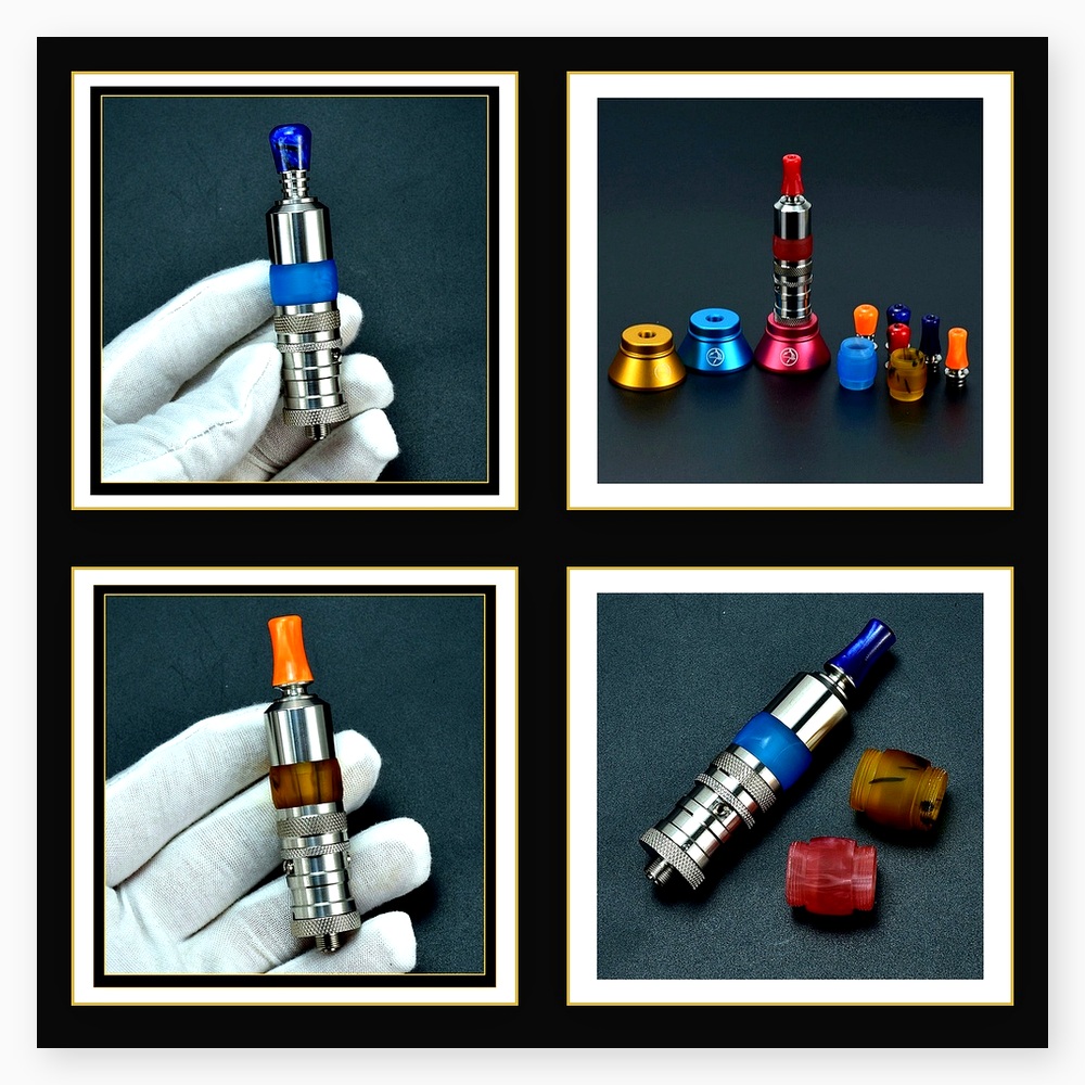 Wolfcoolvape Flash-e-Vapor Dua - Drip Tip Resin 评论和价格