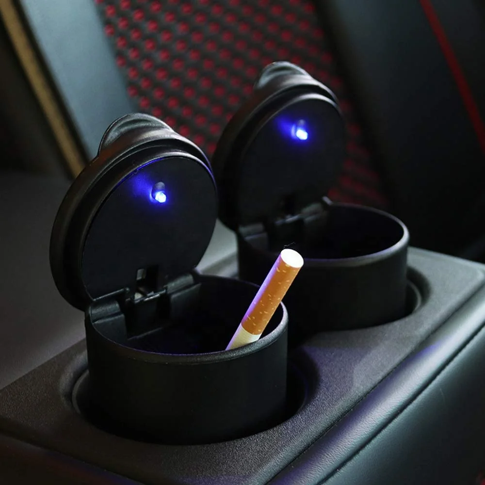Portable Car LED Ashtray Unive - Vape Decoration 评论和价格
