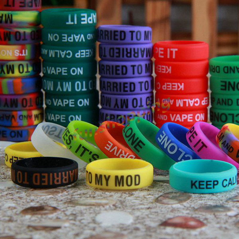 10 pcs / Lot Multi-color Anti- - Vape Band Silicone 评论和价格