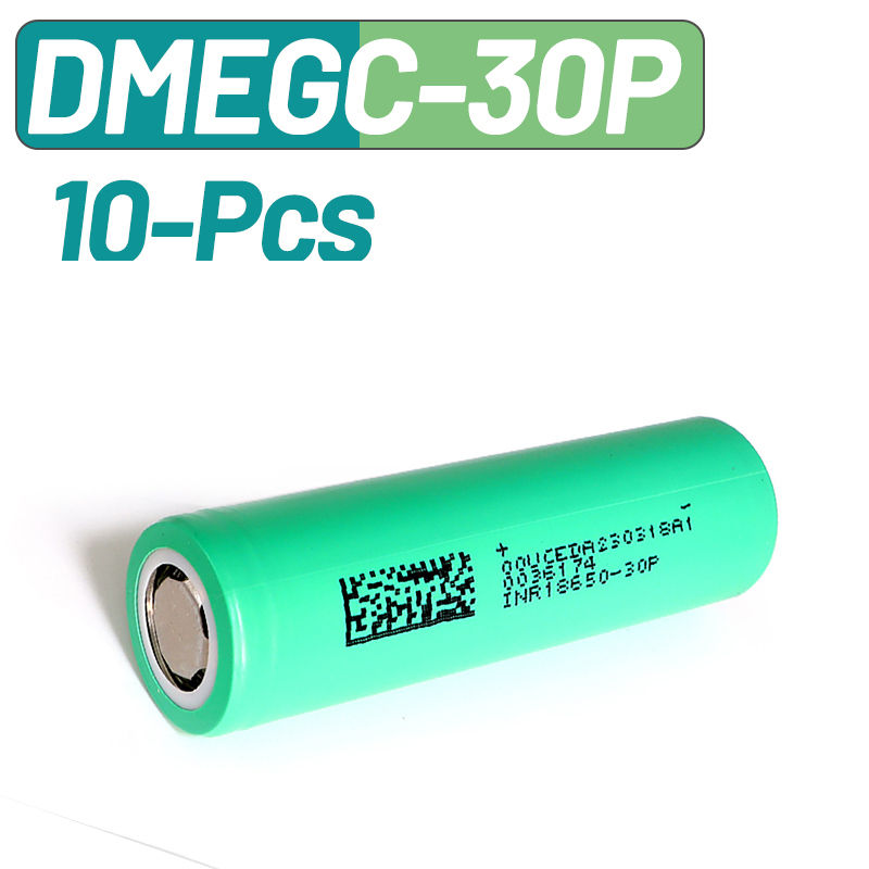 10PCS DMEGC 30P INR18650 3000m - Vape Battery 18650 评论和价格
