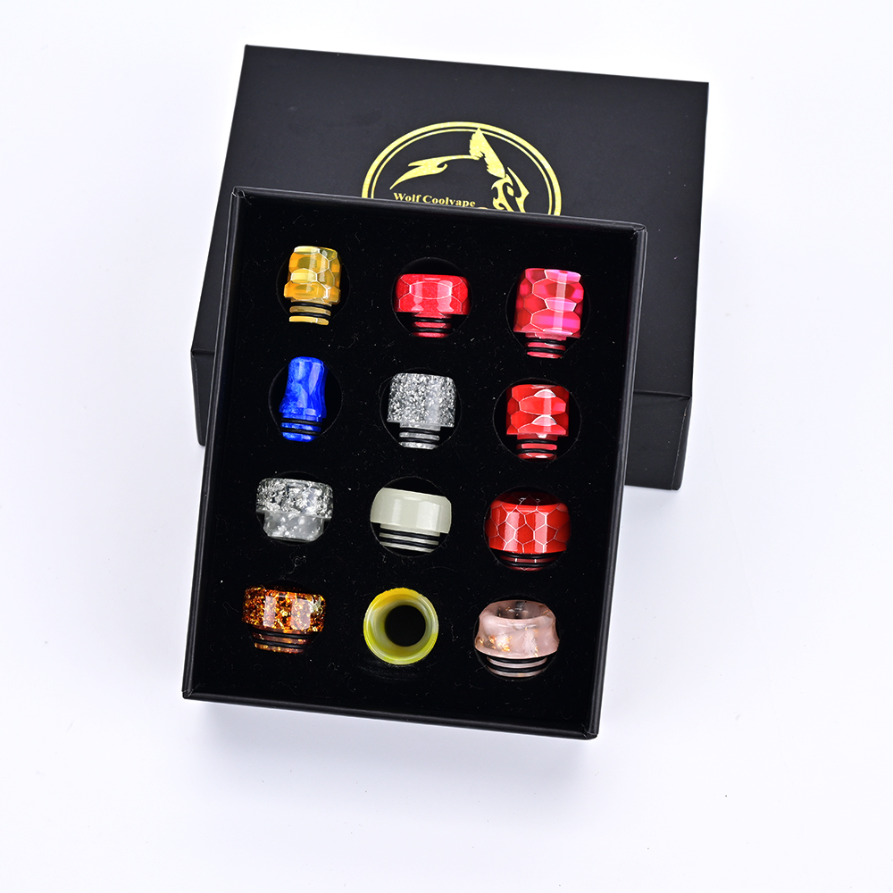 12pcs 810 drip tip 510 drip ti - Drip Tip Resin 评论和价格