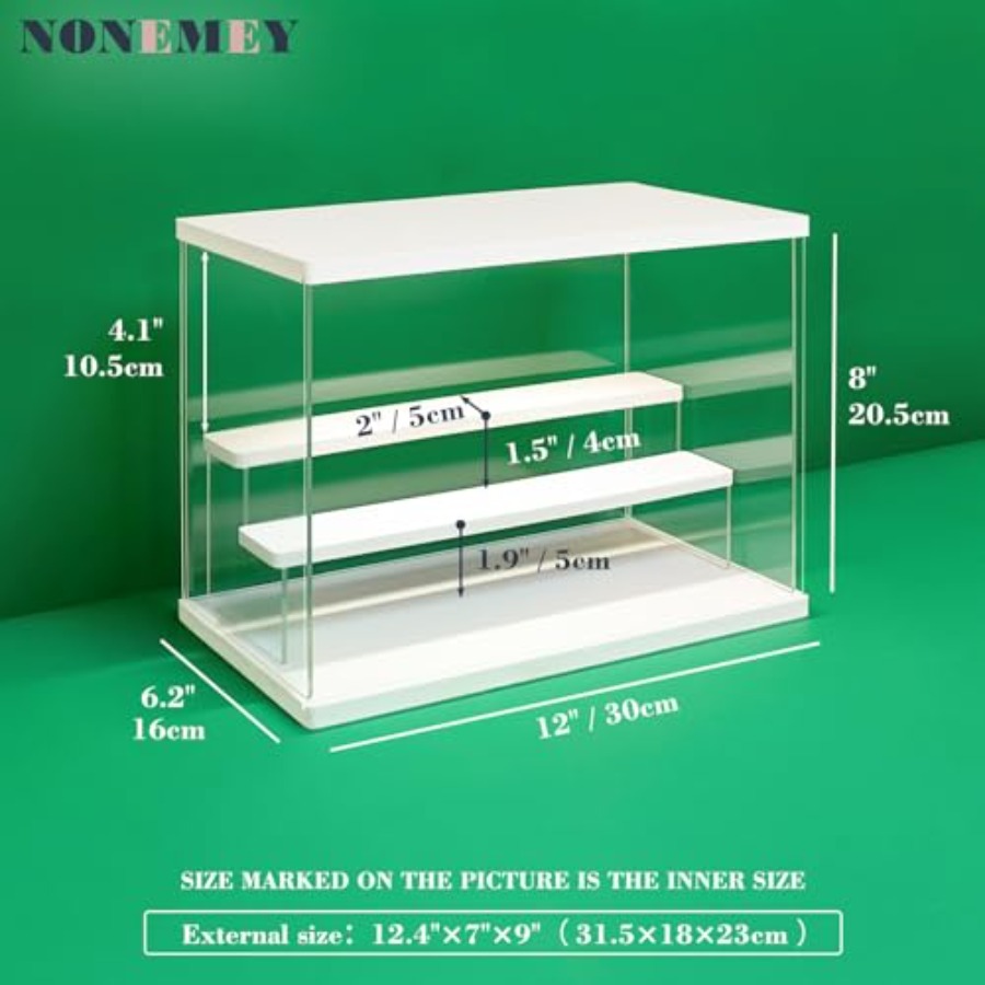 Clear Acrylic Display Case Sta - Battery Case Storage 评论和价格
