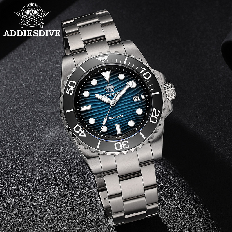 ADDIESDIVE Men's 2115 Quartz W - Battery Case Storage 评论和价格